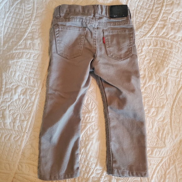 Levi's toddler grey jeans 2T 511 slime - Picture 3 of 3